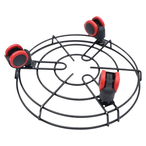 Base Metálica Soporte Multiuso Ruedas 34 Cm-2