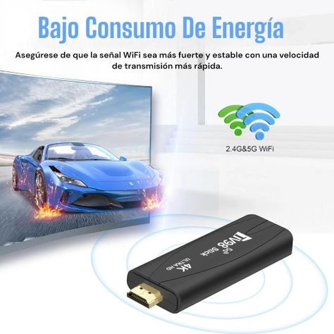Tv Stick Android HDMI Tv98 Ultra HD 4K Wifi 5G-2