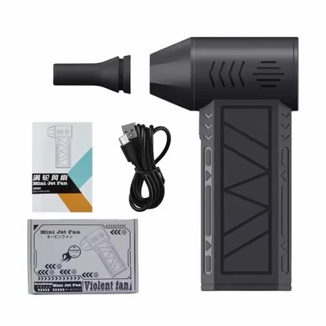 "Soplador Turbo Jet Inalámbrico Para Barberia - Peluqueria Y Todo Uso  -0