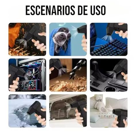"Soplador Turbo Jet Inalámbrico Para Barberia - Peluqueria Y Todo Uso  -2