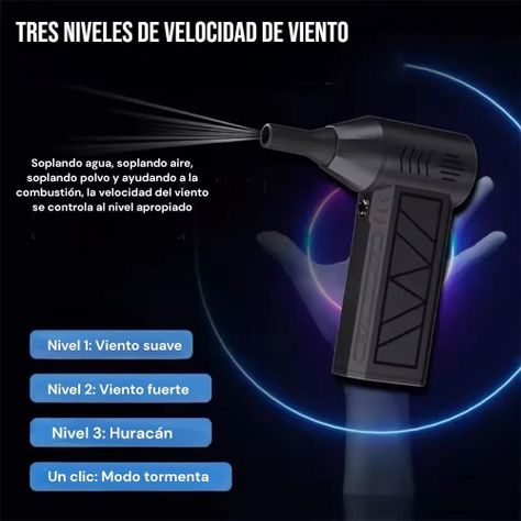 "Soplador Turbo Jet Inalámbrico Para Barberia - Peluqueria Y Todo Uso  -6