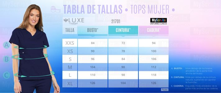Uniforme Clínico Top Luxe de Mujer-4