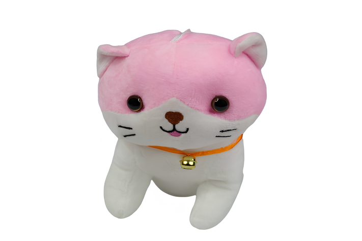 Gato de peluche con campana suave 18 cm-2