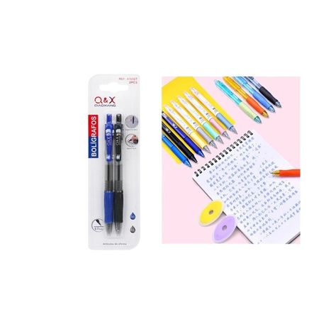 2509-4 Bol¨ªgrafo De Succi¨®n Total 2 Piezas Azul Y Negro-0