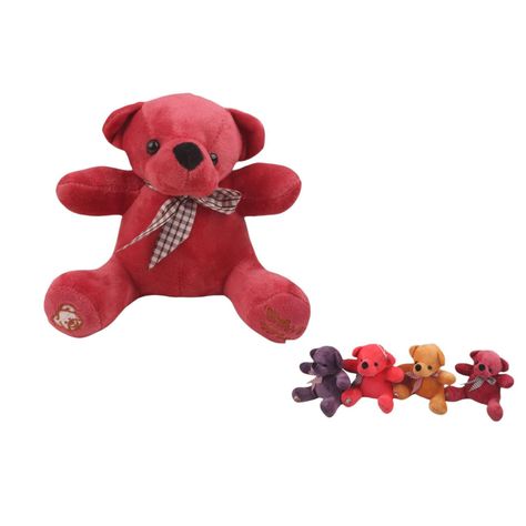 Oso de peluche con patas decoradas 18 cm-0