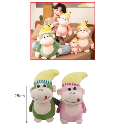 Peluche Monkey 25Cm-2