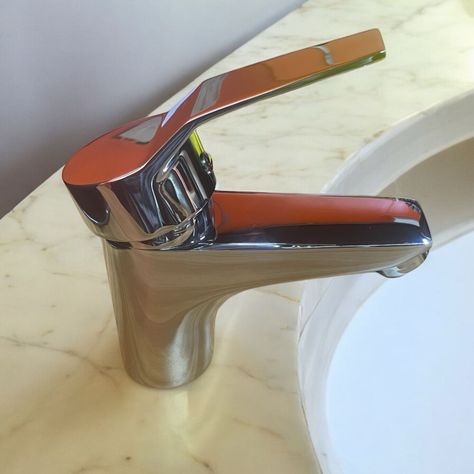 Grifo Monomando para Baño Eros en Acero Inoxidable-1
