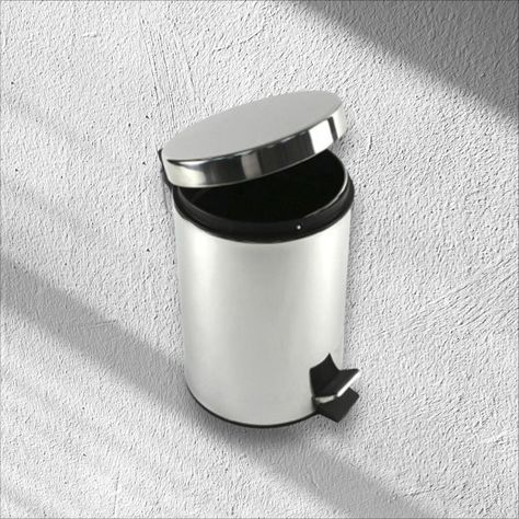 "Basurero Alday de Acero Inoxidable 12L – Diseño Moderno y Resistente para Hogar y Oficina-0