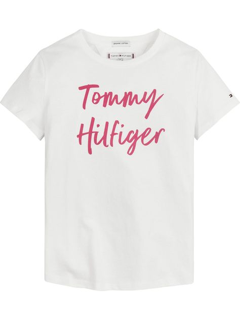 Polera Essential Con Logo Script Blanco Tommy Hilfiger-0