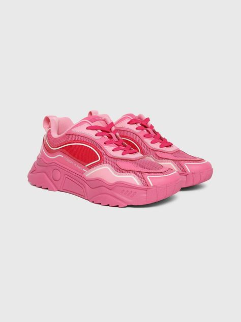 Zapatillas Estilo Running Chunky Rosado Tommy Hilfiger-0