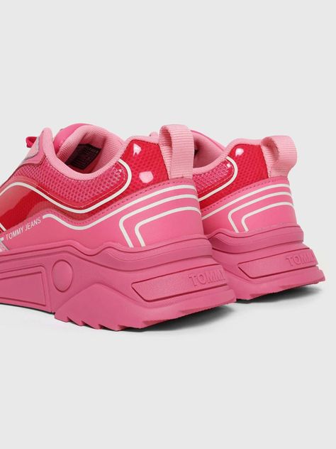 Zapatillas Estilo Running Chunky Rosado Tommy Hilfiger-1