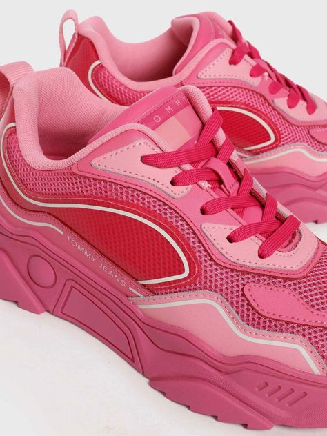 Zapatillas Estilo Running Chunky Rosado Tommy Hilfiger-2