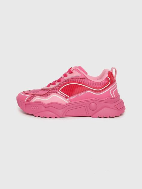 Zapatillas Estilo Running Chunky Rosado Tommy Hilfiger-4