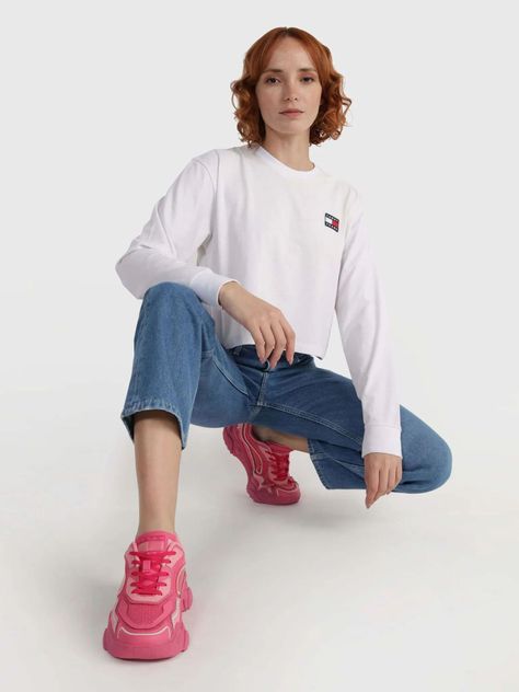 Zapatillas Estilo Running Chunky Rosado Tommy Hilfiger-5