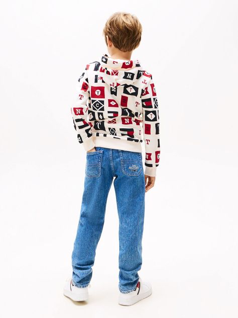 Polerón Hood Diseño Banderas Multicolor Tommy Hilfiger-2