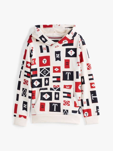 Polerón Hood Diseño Banderas Multicolor Tommy Hilfiger-4