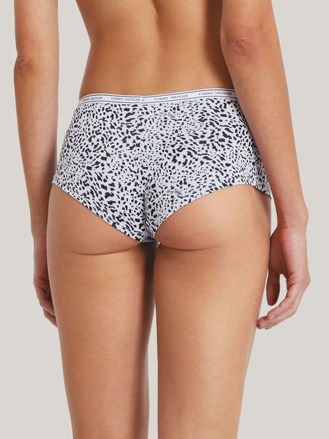 Calzón Boyshort Con Logo Multicolor Tommy Hilfiger-1