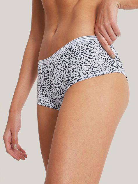 Calzón Boyshort Con Logo Multicolor Tommy Hilfiger-2