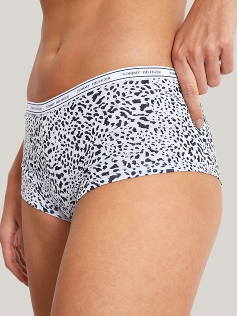 Calzón Boyshort Con Logo Multicolor Tommy Hilfiger-3