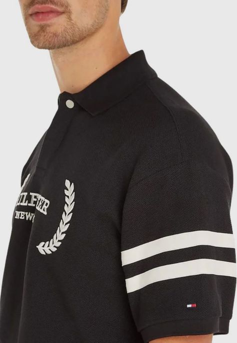 POLO LOGO MONOTYPE NEGRO TOMMY HILFIGER-2