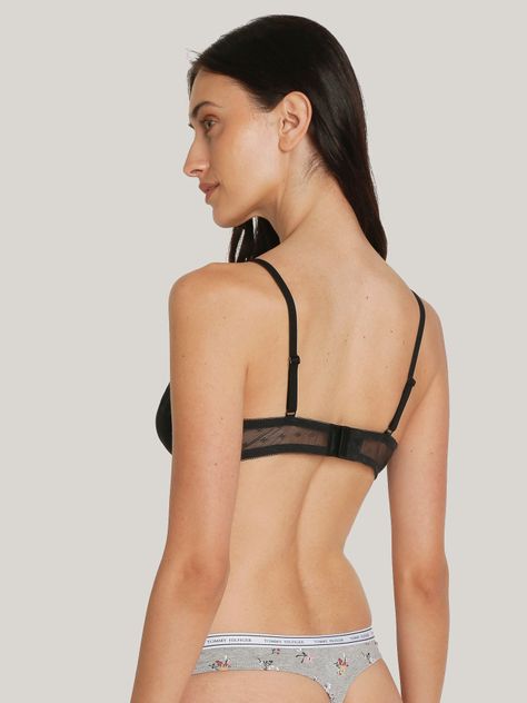 Balconette Con Encaje Negro Tommy Hilfiger-2