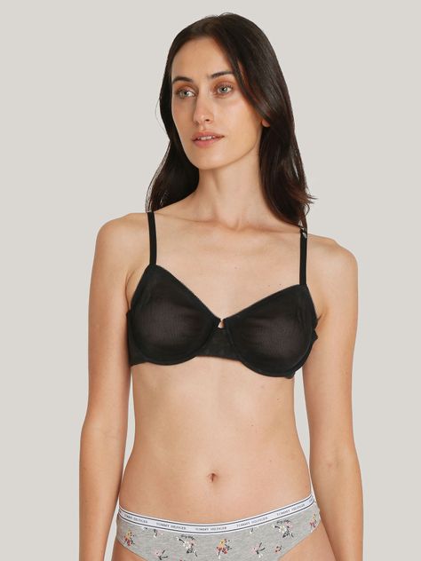 Balconette Con Encaje Negro Tommy Hilfiger-3