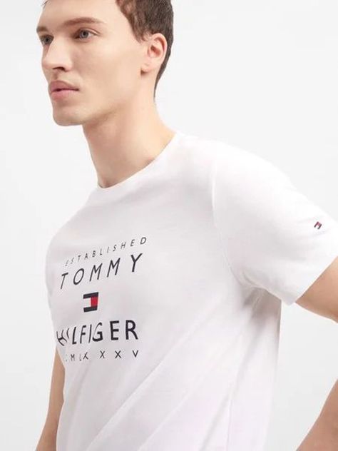 Polera Established Con Logo Blanco Tommy Hilfiger-4