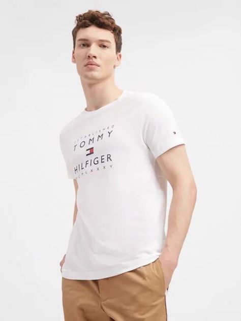 Polera Established Con Logo Blanco Tommy Hilfiger-0