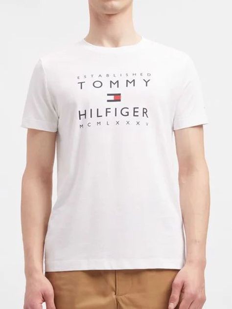 Polera Established Con Logo Blanco Tommy Hilfiger-3
