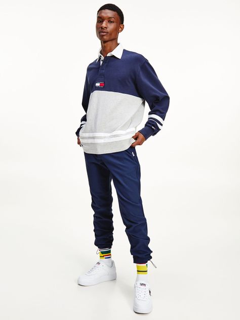 Polerón Rugby Colorblock Azul Tommy Hilfiger-0