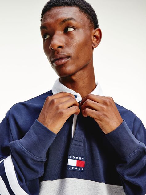 Polerón Rugby Colorblock Azul Tommy Hilfiger-2