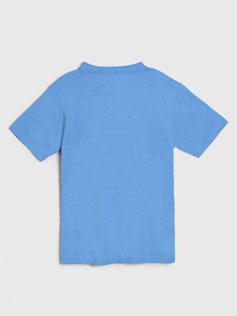 Polera Con Logo Circular Celeste Tommy Hilfiger-1