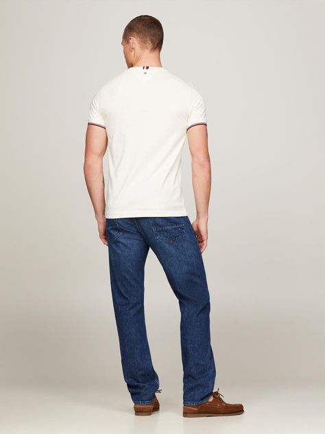 Polera Con Mangas Ribeteadas Blanco Tommy Hilfiger-2