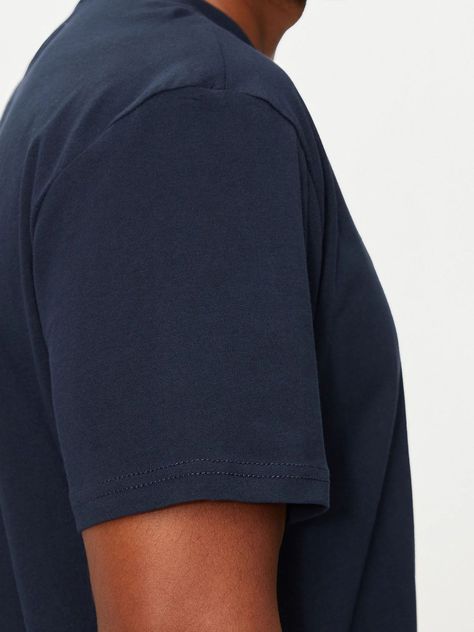 Polera Regular Fit Con Logo Bordado Azul Tommy Jeans-4