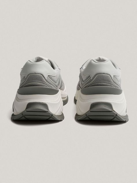Zapatilla Cuero Trendy Retro Runner Gris Tommy Hilfiger-1