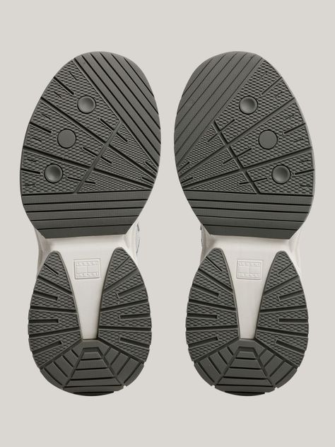 Zapatilla Cuero Trendy Retro Runner Gris Tommy Hilfiger-3
