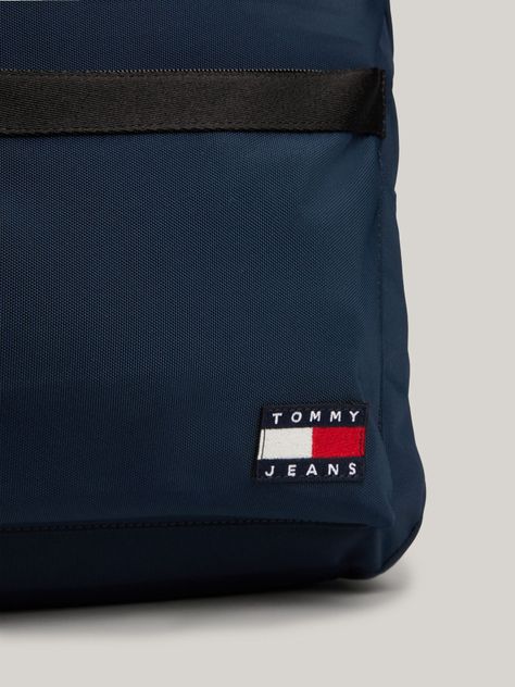 Mochila Essential Con Logo Parche Azul Tommy Hilfiger-2