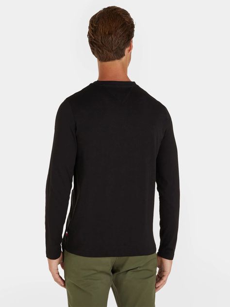 Polera Con Logo Circular Monotype Negro Tommy Hilfiger-1