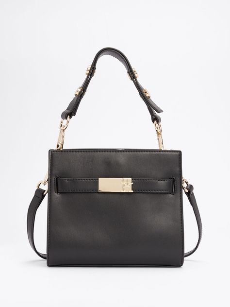 Cartera Satchel Heritage Negro Tommy Hilfiger-0