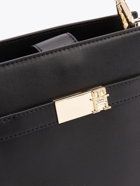 Cartera Satchel Heritage Negro Tommy Hilfiger-3