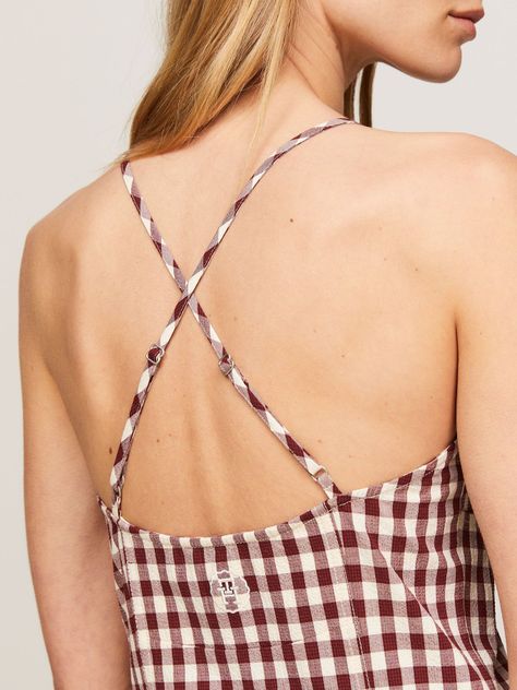 Vestido De Cuadros Vichy Multicolor Tommy Hilfiger-3