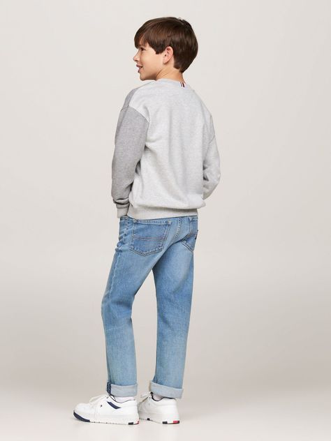 Polerón Con Logo Monotype Printed Gris Tommy Hilfiger-2