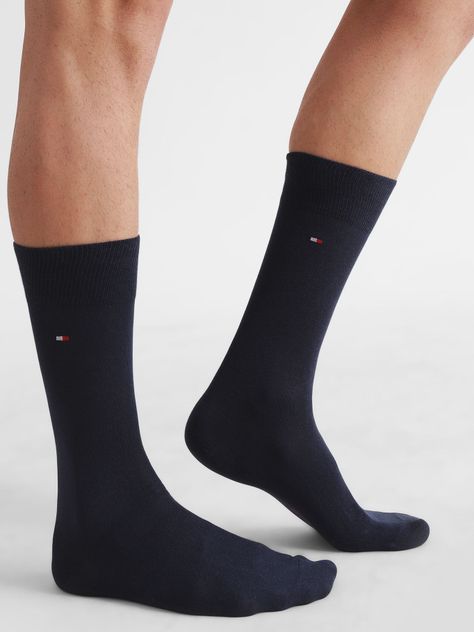 Pack 2 Pares Calcetines Rayas Finas Azul Tommy Hilfiger-2
