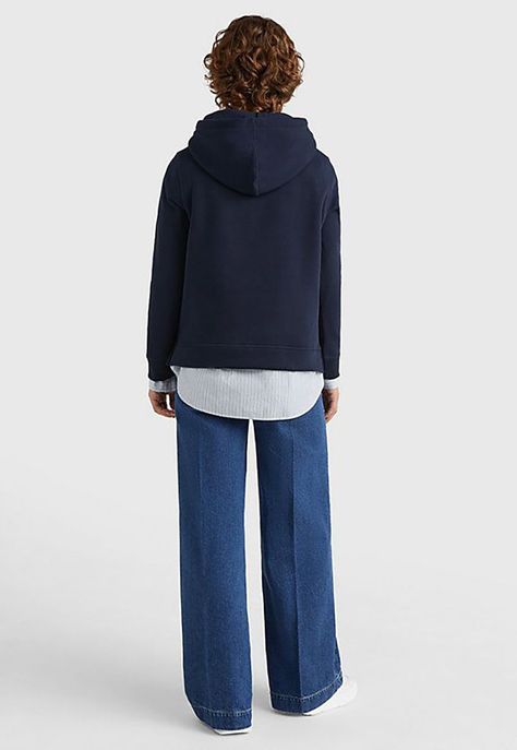 Polerón Hoodie Essential Con Logo Azul Tommy Hilfiger-2