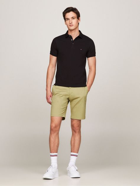 Polo Slim Fit Logo 1985 Negro Tommy Hilfiger-1