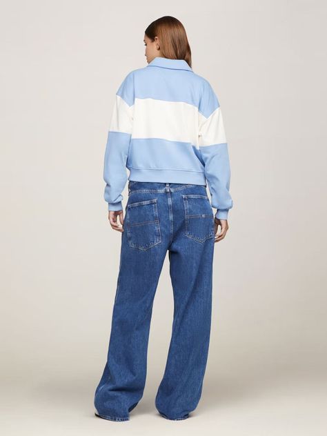 Sweater Relaxed Color Block Celeste Tommy Jeans-2