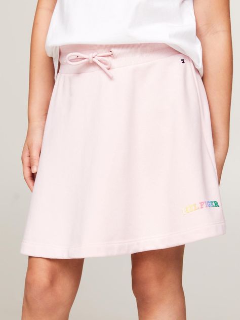 Falda Ajustable Con Logo Monotype Rosado Tommy Hilfiger-1
