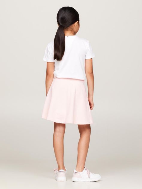 Falda Ajustable Con Logo Monotype Rosado Tommy Hilfiger-2
