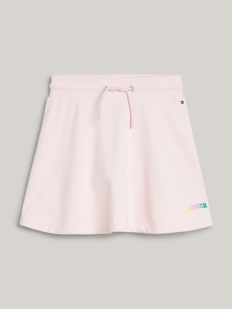 Falda Ajustable Con Logo Monotype Rosado Tommy Hilfiger-4