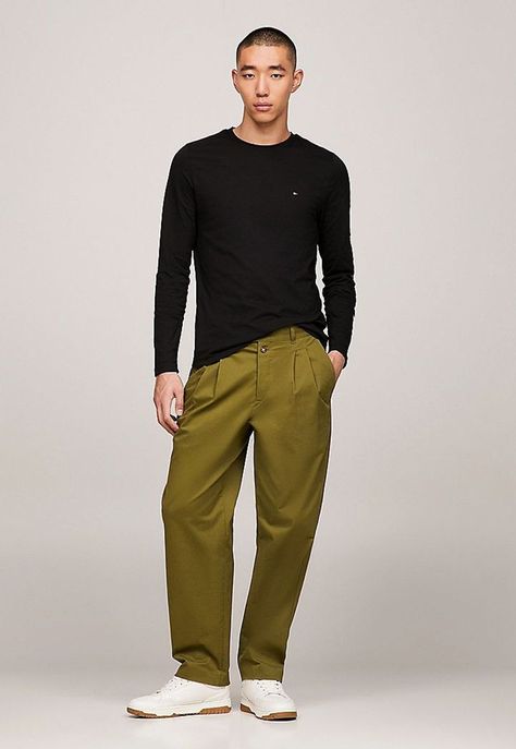 Polera Essential Flag Logo Negro Tommy Hilfiger-1